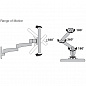 Кронштейн Ergotron 45-234-200, 200 Series Wall Mount Arm, двухколенный