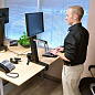 Рабочее место Ergotron 33-342-200, WorkFit-S, Single HD Sit-Stand Workstation