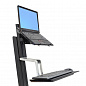 Рабочее место Ergotron 33-342-200, WorkFit-S, Single HD Sit-Stand Workstation