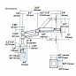 Кронштейн Ergotron 45-492-216, LX Dual Stacking Arm, белый