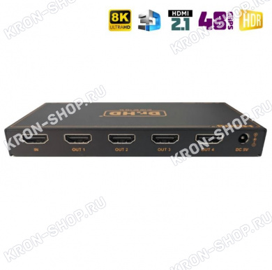HDMI разветвитель на 4 / Dr.HD SP 148 SL / 8K / HDMI 2.1