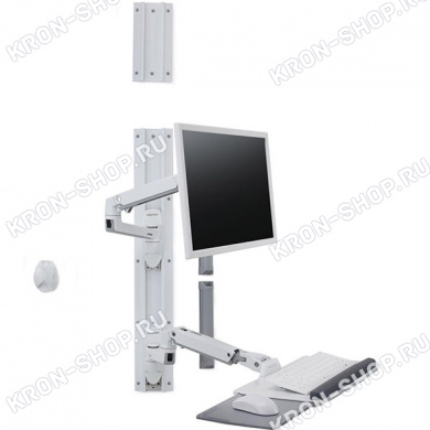 Рабочее место Ergotron 45-551-216, LX Wall Mount System