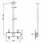 Кронштейн ARTKRON PL-50 Turn (1400-2000, чёрный)