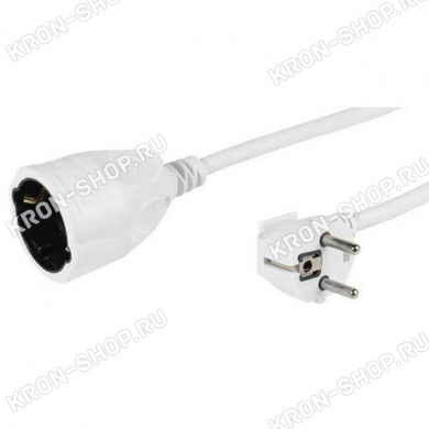 Удлинитель Vivanco (1 розетка, 3 м, белый), 7280