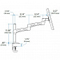 Кронштейн Ergotron 45-235-194, Neo-Flex Extend LCD Arm