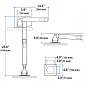 Кронштейн Ergotron 45-295-026, LX Desk Mount LCD Arm, Tall Pole