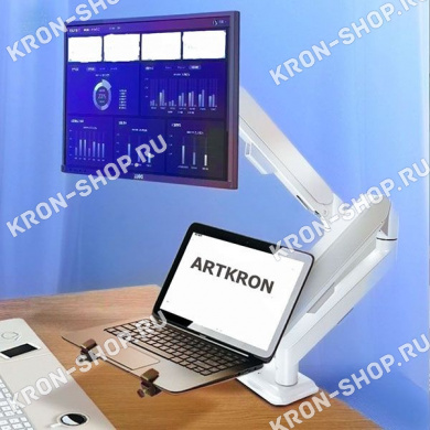 Кронштейн ARTKRON Shelf-T82W (белый)