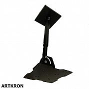 Кронштейн ARTKRON DNT-20 (400-700 мм, чёрный, с фланцем)