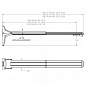Кронштейн Chief WM130AUS, 76-137 см