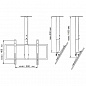 Кронштейн ARTKRON P1-50 (600-1000, чёрный)