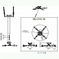 Кронштейн Wize Pro CAS-PR11A-W (белый)