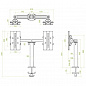 Кронштейн ErgoFount BTFS6-201DG