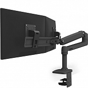Кронштейн Ergotron 45-489-224, LX Desk Dual Direct Arm, чёрный