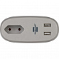 Удлинитель Brennenstuhl (1 розетка, 2 USB, 3 м, серый), 1150290