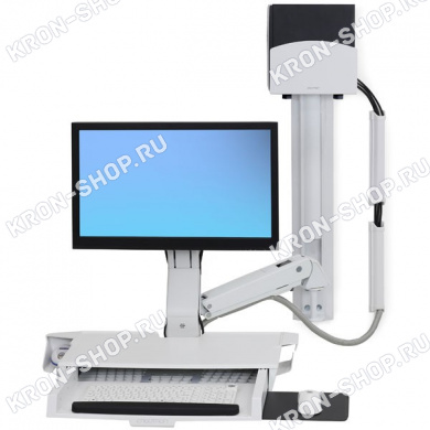 Рабочее место Ergotron 45-272-216, Style View Sit-Stand Combo System with Worksurface