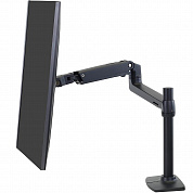 Кронштейн Ergotron 45-537-224, LX Desk Mount Monitor Arm, Tall Pole, чёрный