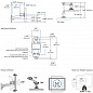Кронштейн Ergotron 45-233-200, Wall Monitor Pivot