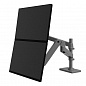 Кронштейн Ergotron 45-690-293, LX Pro Dual Stacking Arm, тёмно-серый