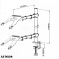 Кронштейн ARTKRON Shelf-12T