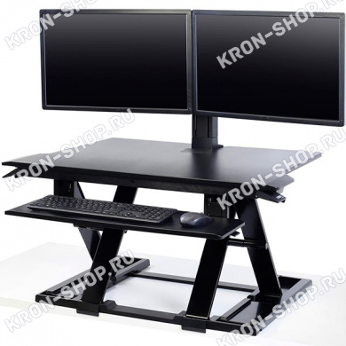 Платформа Ergotron 33-467-921 WorkFit-TX Standing Desk Converter, чёрная